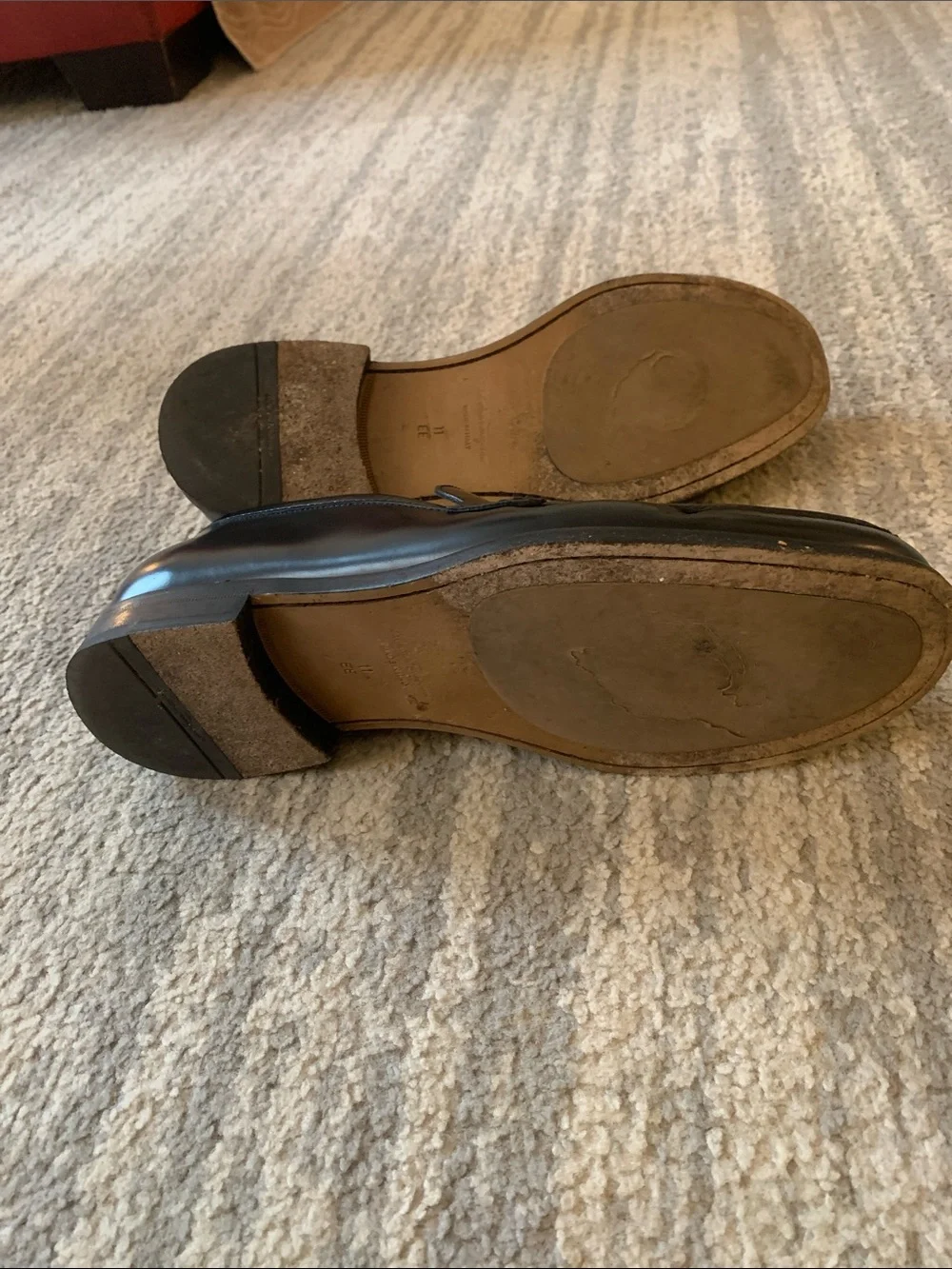 Salvatore Ferragamo Black Leather Gancini Bit Loafers